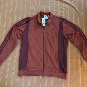 Adidas Burgundy Track Jacket- NWT